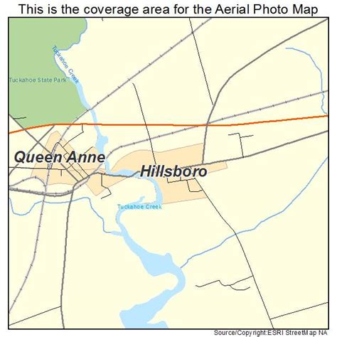 Aerial Photography Map Of Hillsboro Md Maryland