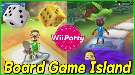 wii party board game island standard com barbara vs tomoko vs shouta vs steve alexgamingtv