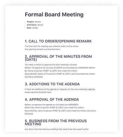How To Write Effective Meeting Minutes With Templates And Samples Riset