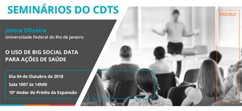 Perfil oficial da fundação oswaldo cruz (ministério da saúde). O uso de Big Social Data para ações de saúde | CDTS