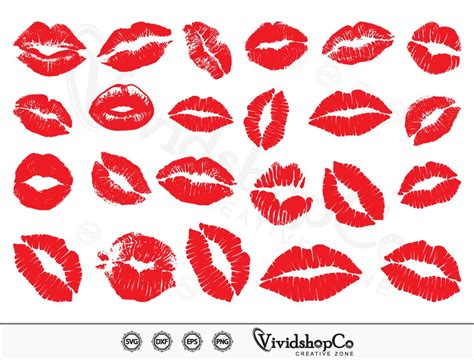 Lips Svg Lipstick Svg Kiss Svg Valentines Day Svg Kissy Lips Svg