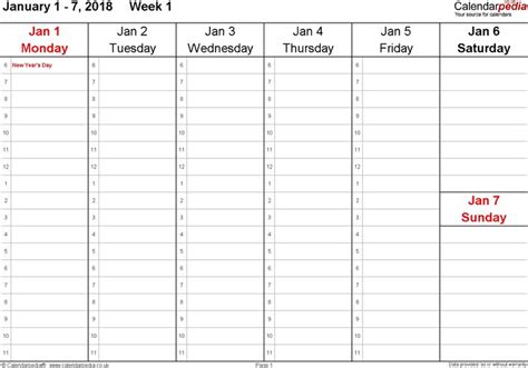 Blank Calendar Five Day Example Calendar Printable 5 Day Week