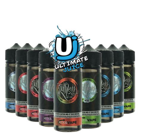 Ruthless 100ml Shortfill E Liquids Only £1499 Next Day Delivery
