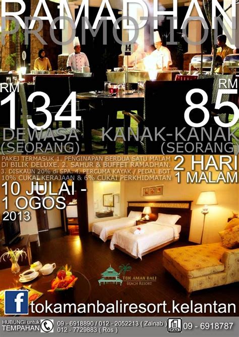 Claiming an entire peninsula and one of phuket's finest white sand beaches, amanpuri offers the idyllic thailand escape of days gone. 2D1N Ramadhan Promotion at Tok Aman Bali Beach Resort ...
