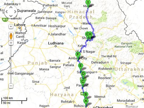 Direct drive may take around 15 hours with 4 breaks of total 2 hours. Road Trip from Delhi to Manali via Shimla - Nativeplanet
