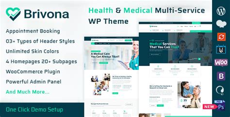 It has a powerful admin dashboard where you can manage dashboard, donor management, volunteer manage, blood logs, admin role manage, top bar settings, home age settings, about page settings, volunteer page settings. Free Download Brivona - Medical, Health and Hospital WordPress Theme