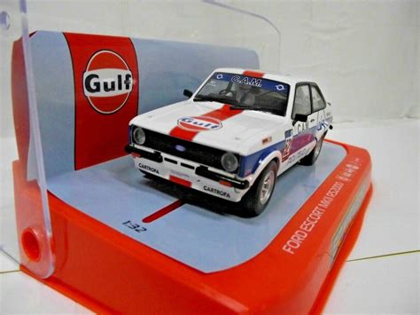 Scalextric C4150 132 Ford Escort Mkii Rs2000 Gulf Edition Slot Car