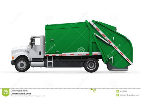 garbage truck stock illustration illustration  disposal