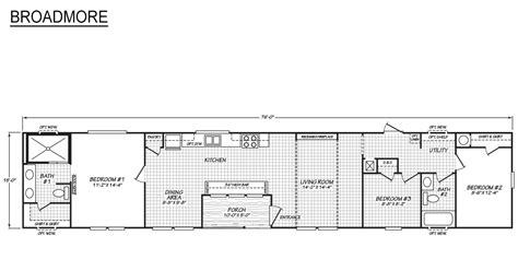 Floor Plan For 1976 14x70 2 Bedroom Mobile Home Popular Features Of