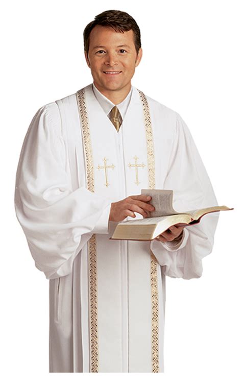 Update your choir's appearance with a large selection of choir robes, stoles in popular styles. Men's White Pulpit Robe with Gold Trim | Men's White ...