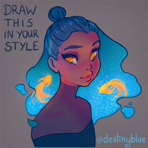 Draw This In Your Style By Destinyblue On Deviantart