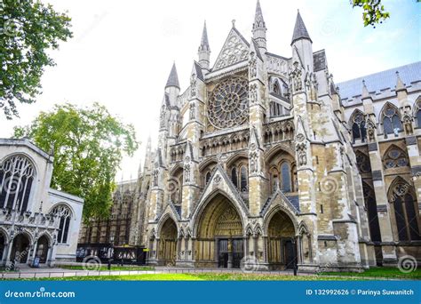 Westminster Abbey The Gothic Abbey Church In London England United