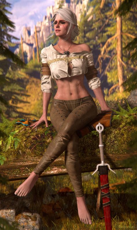 Ciri Sunny Day At Kaer Morhen By Bomyman On Deviantart The Witcher
