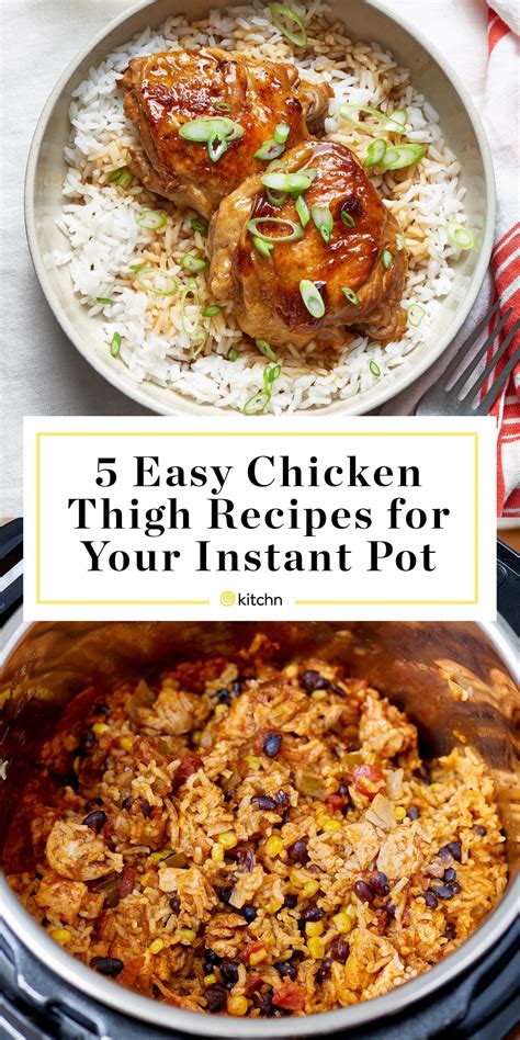 5 star instant pot chicken recipes. 5 Easy Instant Pot Chicken Thigh Recipes | Kitchn ...