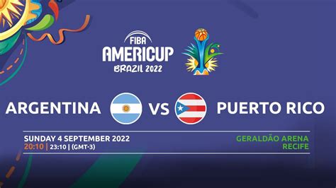 Argentina Vs Puerto Rico Live Play By Play ⚡🏀 Fiba Americup 2022