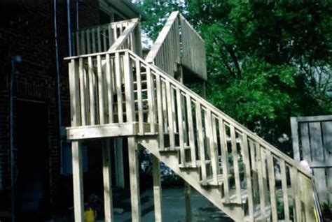 6 Wood Balcony And Stairs Fences And Decks By T Campbell