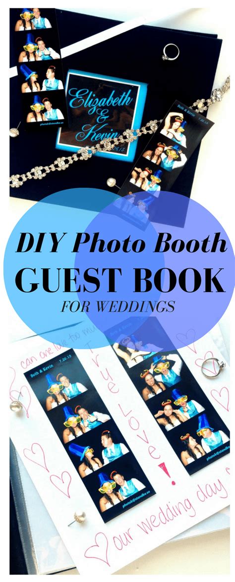 A photo booth feels incomplete without quirky and whimsical props. DIY Photo Booth Photo Guest Book for Weddings