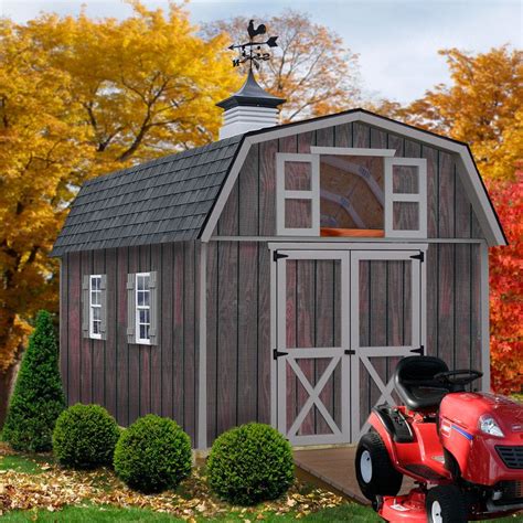 Maybe you would like to learn more about one of these? Shop Best Barns Woodville with Floor Gambrel Wood Storage Shed (Common: 10-ft x 16-ft; Interior ...