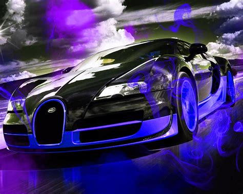 Bugatti Car Fire Smoke Veyron Hd Wallpaper Peakpx