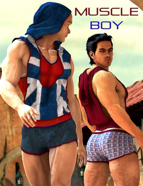 Muscle Boy For Genesis 2 Male S Daz 3D
