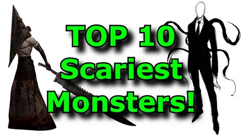 top 10 scariest monsters in video games youtube