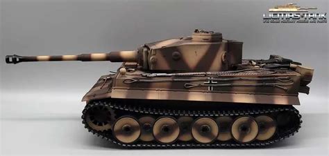 Rc Panzer 24 Ghz Tiger 1 Camouflage Taigen V3 Ir Kanonenrauch Metall