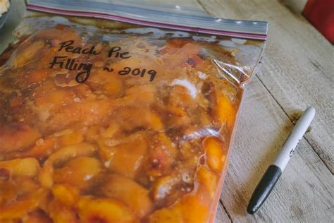 How to Make Peach Pie Filling for the Freezer • The Prairie Homestead