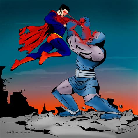 Artstation Superman Vs Darkseid Fan Art