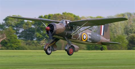 Newly Restored Westland Lysander Returning Home After Its Airshow