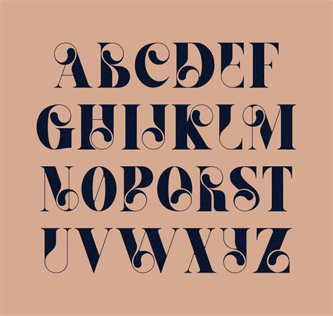 Tipograf Art Deco En Word Download Free Mock Up