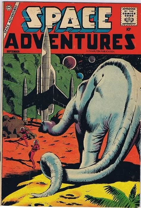 Space Adventures Comic Book 1958 Sci Fi Comics Comic Books Art Vintage Comics