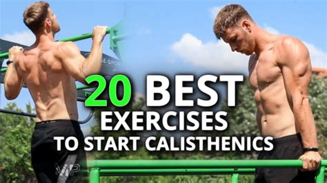 20 best exercises to start calisthenics beginner workout plan weightblink
