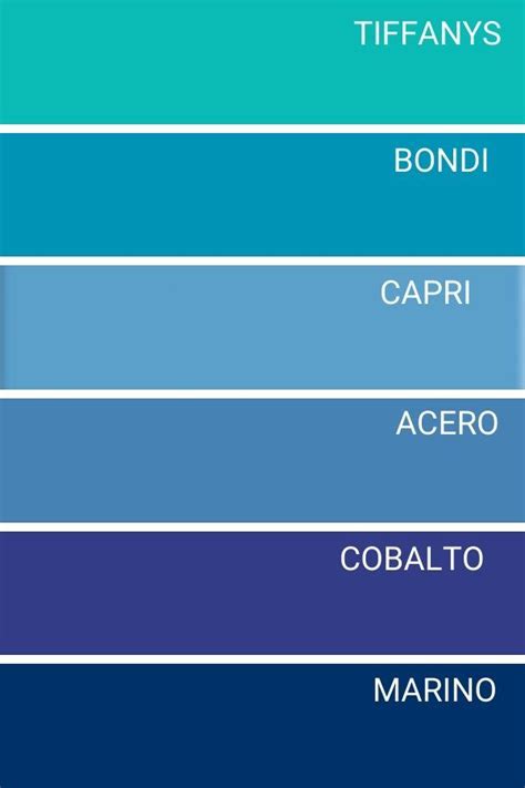 Nombres De Colores Azules Despo