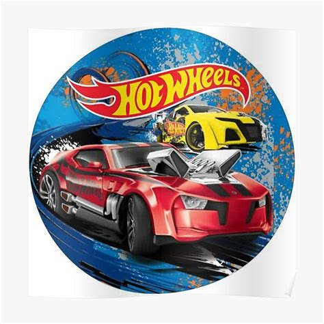 Hot Wheels Race Racing Poster For Sale By Airbersihlur Redbubble