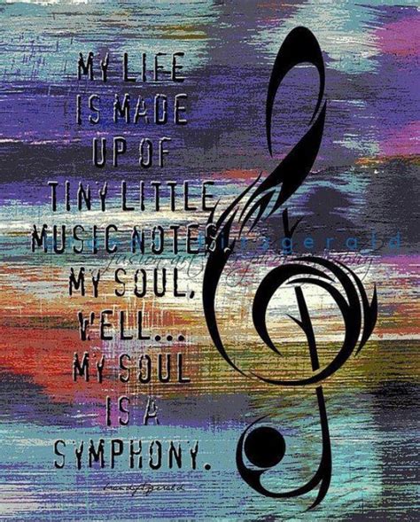 My Soul Is A Symphony Music Notes Music Quotes Music Wall Art