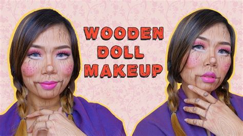 Easy Wooden Doll Makeup Makeup Tutorial Doll Makeup Wooden Dolls