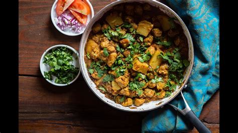 Aloo Soya Ki Sabzi Vegan Potato And Soy Curry Indian Simmer