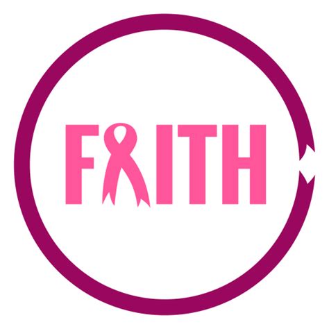 Breast Cancer Faith Ribbon Symbol Transparent Png And Svg Vector File