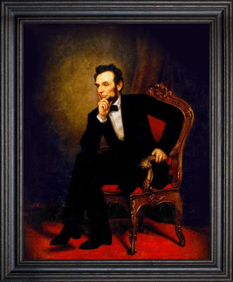 Abraham Lincoln Thinking Beechdale Frames
