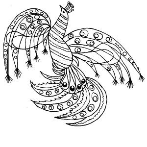Lostbumblebee ©2015 mdbn grown up colouring coloring peacock. A Realistic Image Of Male Peacock With Open Plumage Coloring Page : Kids Play Color