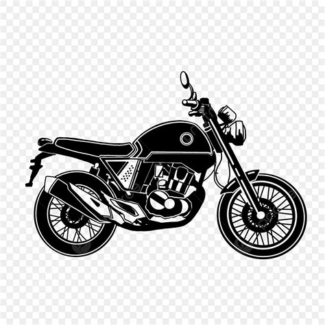 Sepeda Motor Sederhana Hitam, Minimalisme Hitam, Sepeda Motor Hitam