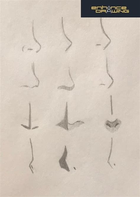 Anime Noses Drawing Ideas Nose Drawing Drawing Tutorial Face Anime Nose