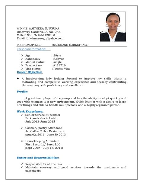 You're a marketer so you know how powerful just a few words can be. Examples Of Kenyan Resume Sample - BEST RESUME EXAMPLES