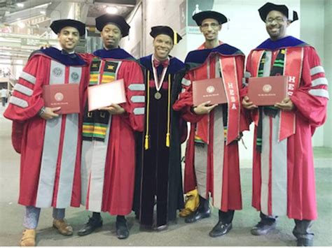 4 Black Men Graduate With Doctoral Degrees Blackdoctor