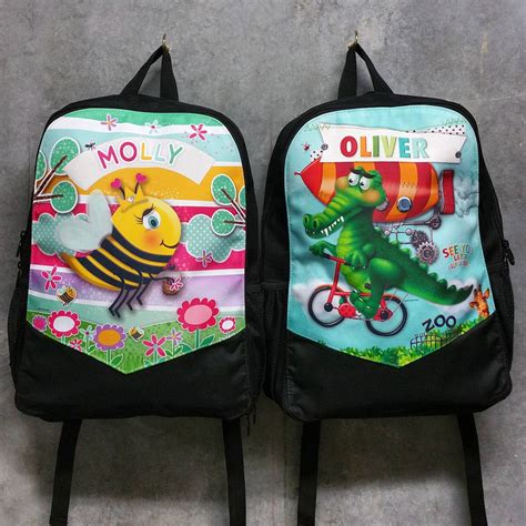Personalised Kids Backpacks Daycare Bags School Bags