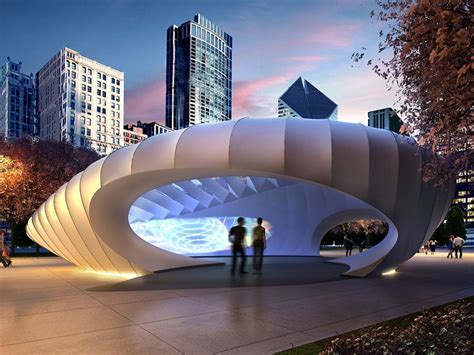 Chicago The Burnham Pavilion By Zaha Hadid Architects