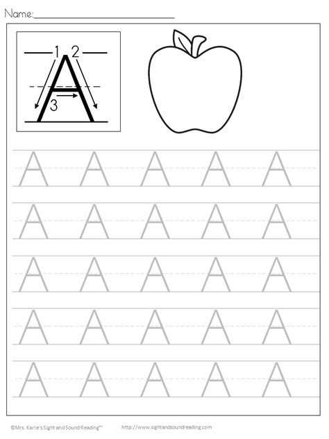 Printable Handwriting Worksheets For Kids Free Download