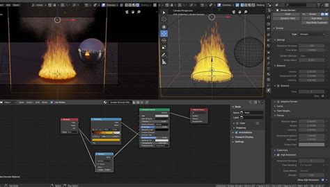 How To Realistic Fire In Blender 28 Eevee Cycles Particles And