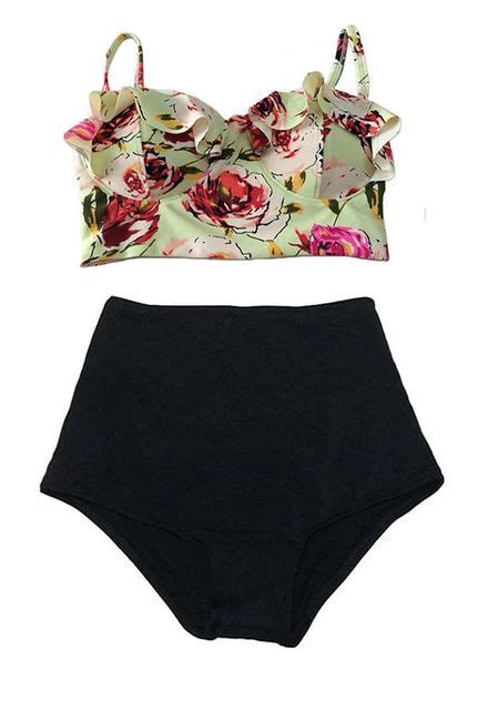 Tqskk 2018 New Bikinis Women Swimsuit High Waist Bathing Suit Plus Size