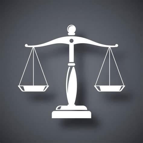 Justice Scale Silhouettes Illustrations Royalty Free Vector Graphics